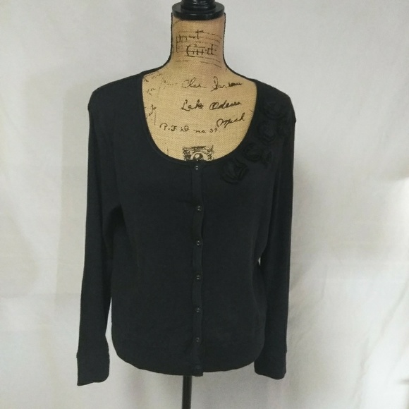 Black sweater. Made of cotton - Picture 1 of 6